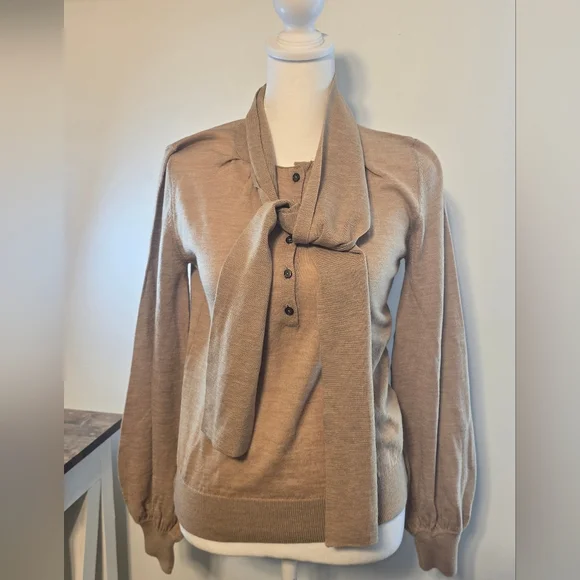 Anthropologie Moulinette Soeurs Rhineback Sweater Women's Size XXS - Picture 4 of 12